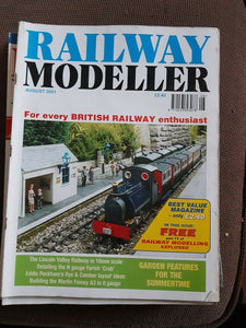 Railway modeller magazine August 2001
