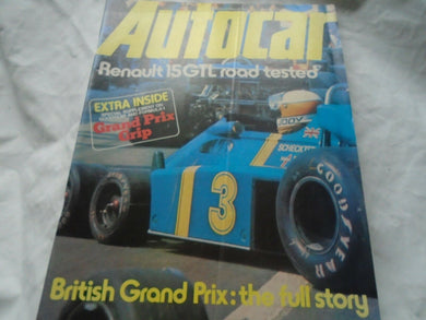AUTOCAR 24 JULY 1976. RENAULT 15 GTL. BRITISH GP FULL STORY