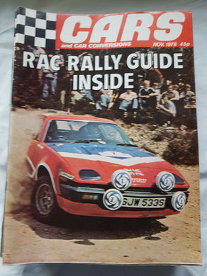 Cars and car conversions November 1978 TR7 escort chevette GP