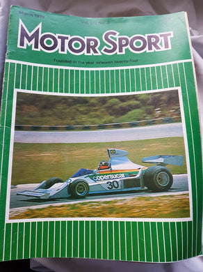 Motorsport March 1976 please see second image for contents