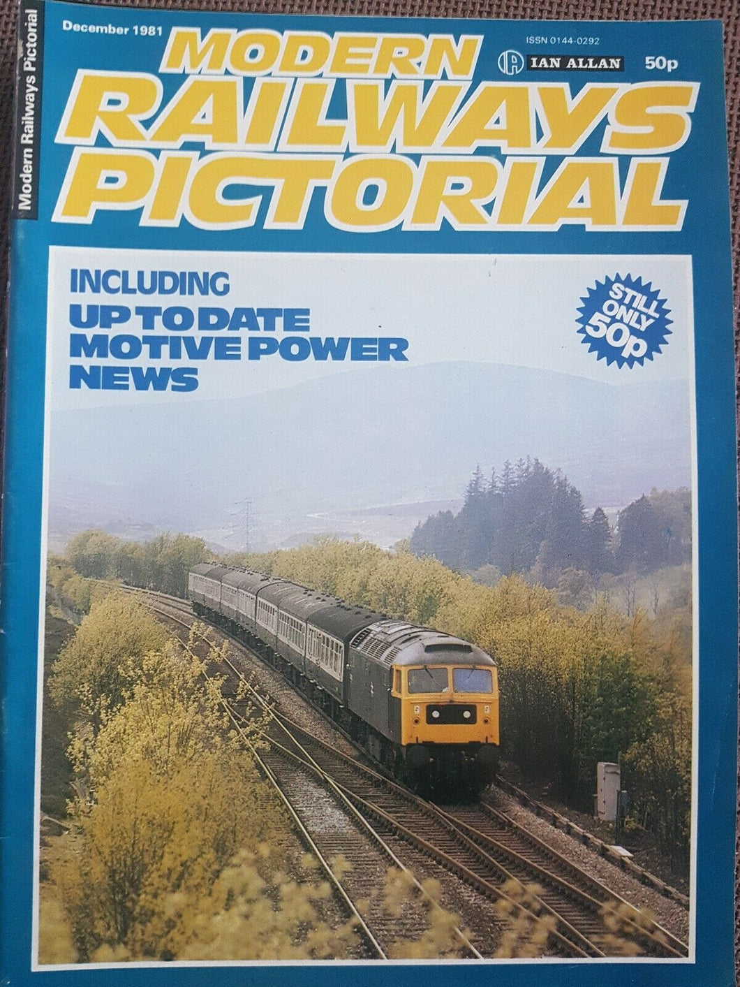 MODERN RAILWAYS PICTORIAL Magazine. IAN ALLAN. DECEMBER 1981