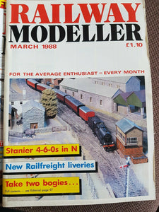 RAILWAY Modeller Magazine March 1988