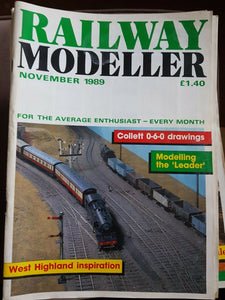 Railway modeller magazine November 1989