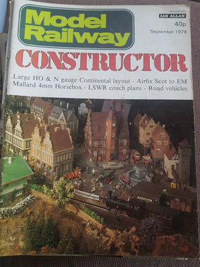 Model Railway Constructor Magazine Ian Allan. SEPTEMBER 1978