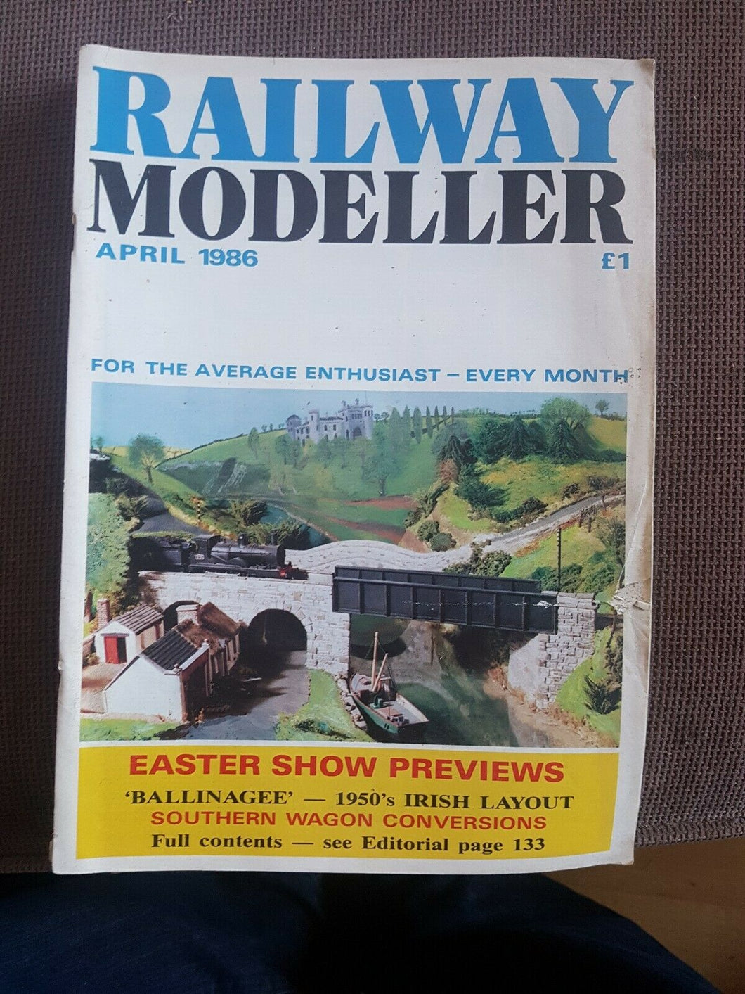 Railway modeller magazine April 1986