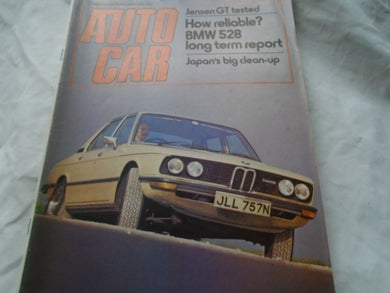 AUTOCAR 10 JANUARY 1976 - JENSEN GT. BMW 528