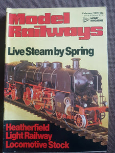 Model Railways Magazine - February 1979 VERY GOOD CONDITION.