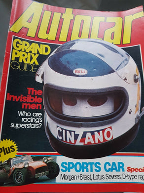 Autocar 15 July 1978 GP guide sports car special Morgan lotus lots more