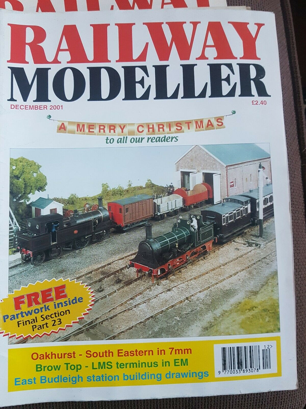 Railway modeller magazine December 2001
