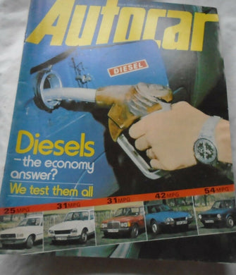 AUTOCAR 18 JUNE 1977 - DIESELS THE ECONOMY ANSWER? TESTS