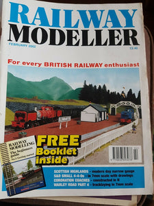 RAILWAY Modeller Magazine February 2002 including supplement.