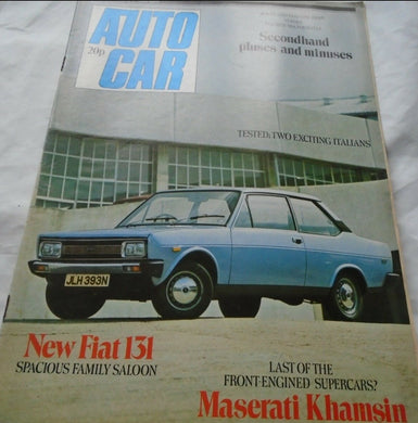 AUTOCAR 17 MAY 1975 ROVER/TRIUMPH 2000S V PEUGEOT 504. VOLVO 144