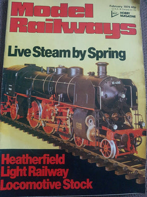 Model Railways Magazine February 1979 VERY GOOD CONDITION.