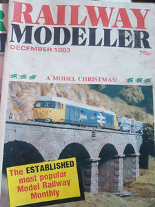 Railway modeller magazine December 1983 cover is marked.