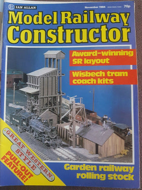 Model Railway Constructor Magazine Ian Allan. NOVEMBER 1984