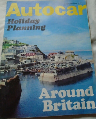 AUTOCAR 8 FEBRUARY 1968 - HOLIDAY AROUND BRITAIN - CAMPERVAN (COMMER FEATURES) MORE