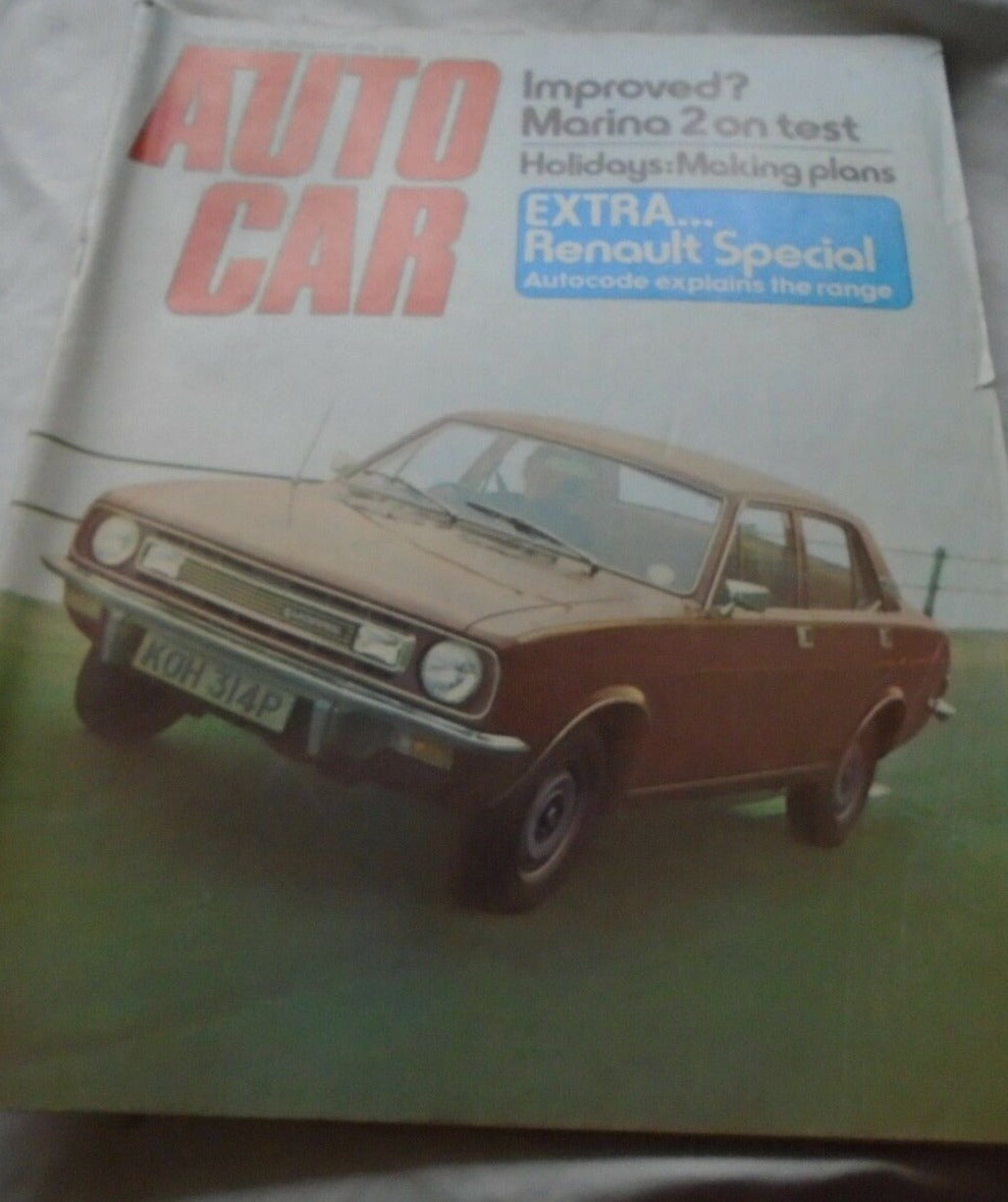 AUTOCAR 24 JANUARY 1976 - MARINA 2 - RENAULT SPECIAL -