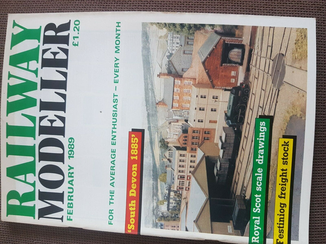 Railway modeller magazine February 1989