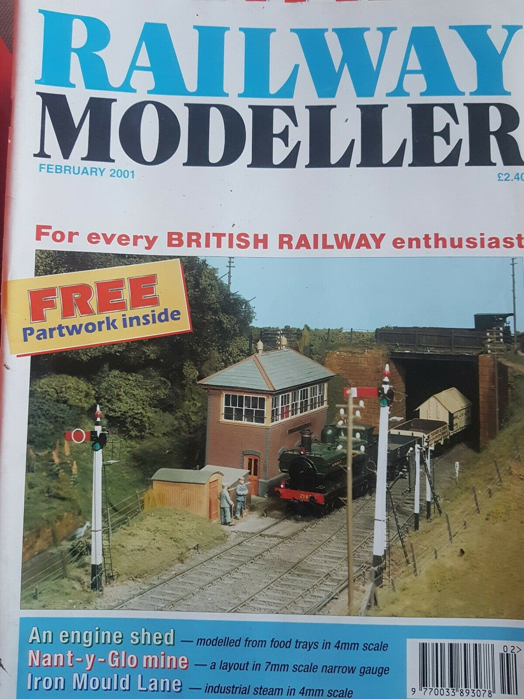Railway modeller magazine February 2001