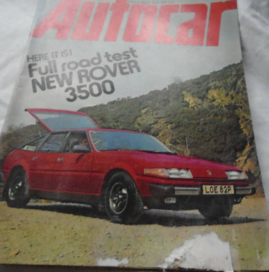 AUTOCAR 31 JULY 1976 - ROVER SD1 3500 V8