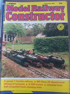 Model Railway Constructor Magazine Ian Allan. SEPTEMBER 1982
