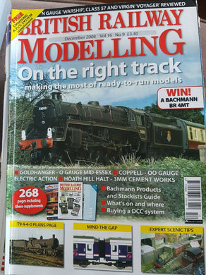 BRITISH RAILWAY MODELLING Magazine December 2008