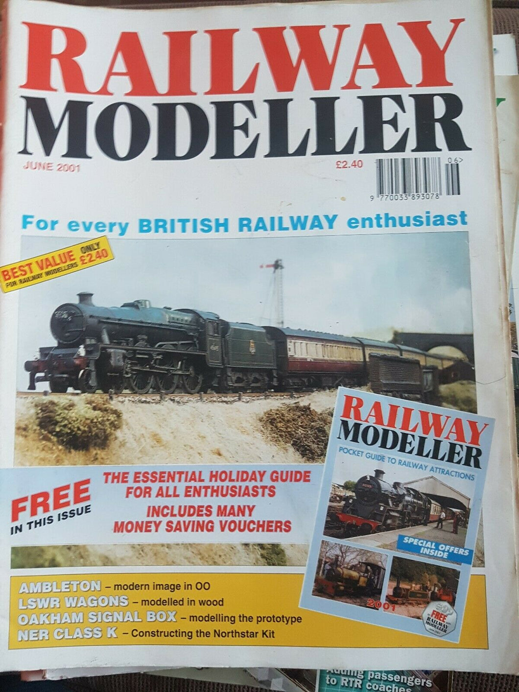 Railway modeller magazine June 2001