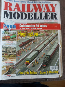 Railway modeller magazine March 2009 has a tear on the cover.