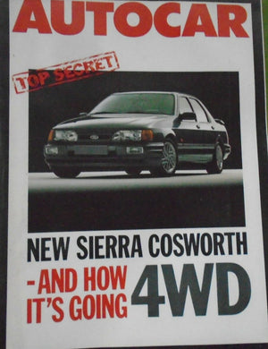 AUTOCAR 13 JANUARY 1988 SIERRA COSWORTH 4WD, SAPPHIRE, MAZDA 626 2.0 GT