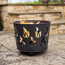 Load image into Gallery viewer, Fuego Fire basket  - Outdoor heating - Havana - Smart Garden - H32cm x W39cm x D39cm - Log wood burner
