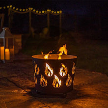 Load image into Gallery viewer, Fuego Fire basket  - Outdoor heating - Havana - Smart Garden - H32cm x W39cm x D39cm - Log wood burner
