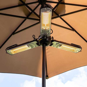 Tri-Sol  Electric Heater To add to a Patio Parasol - Havana - Smart Garden - H8.5cm x W100cm x D100cm