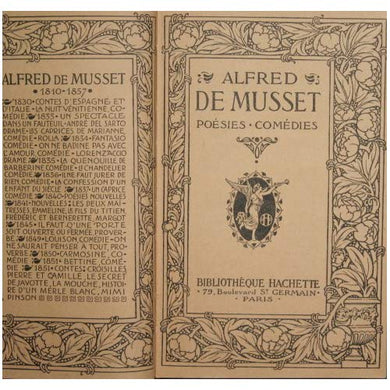 Poisies. Comidies [Hardcover] De Musset Alfredo