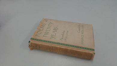 Poems of Twenty Years ~ An Anthology 1918-1938 [Hardcover] Maurice Wollman