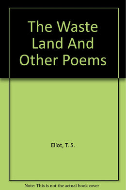 The Waste Land And Other Poems [Paperback] Eliot, T. S.