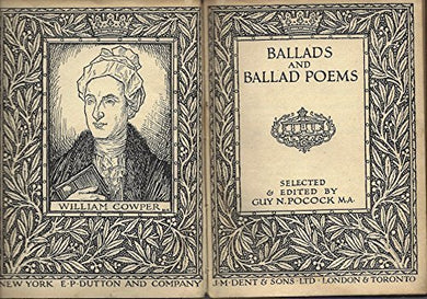 Ballads and Ballad Poems [Hardcover] Pocock, Guy N. (Edited by)