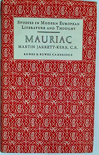 Fran?ois Mauriac. [Unknown Binding]