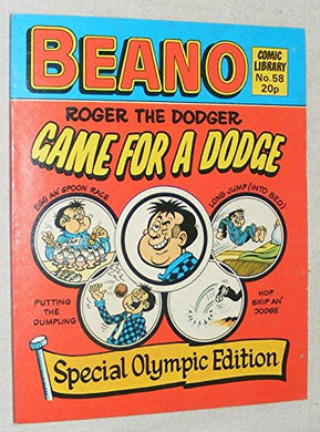 Beano Comic Library No.58. Roger the Dodger 'Game for a Dodge' Special Olympic Edition