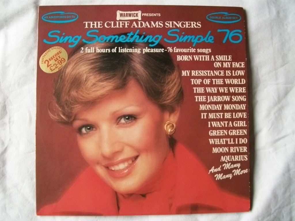 Sing Something Simple - Cliff Adams Singers, The 2LP [Vinyl] Cliff Adams Singers