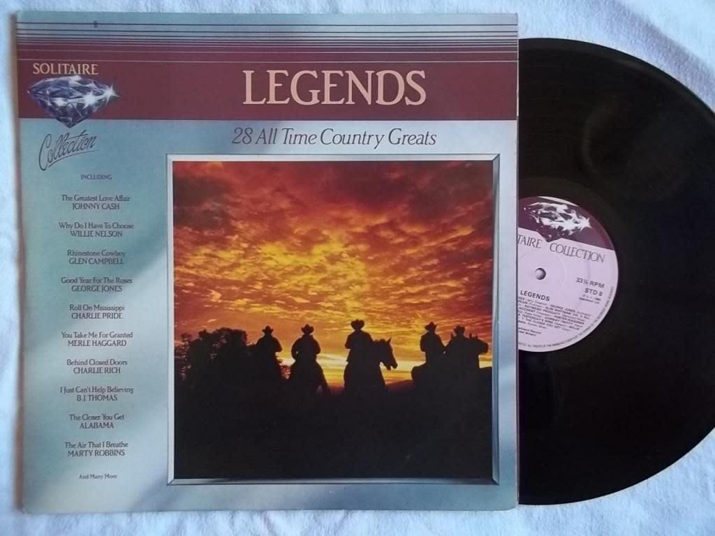 VARIOUS ARTISTS Legends 28 All Time Country Greats 2x vinyl LP