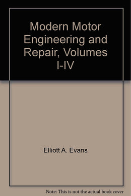 Modern Motor Engineering And Repair