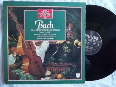 410 499 Bach Brandenburg Concertos 2 3 5 English Chamber Raymond Leppard LP
