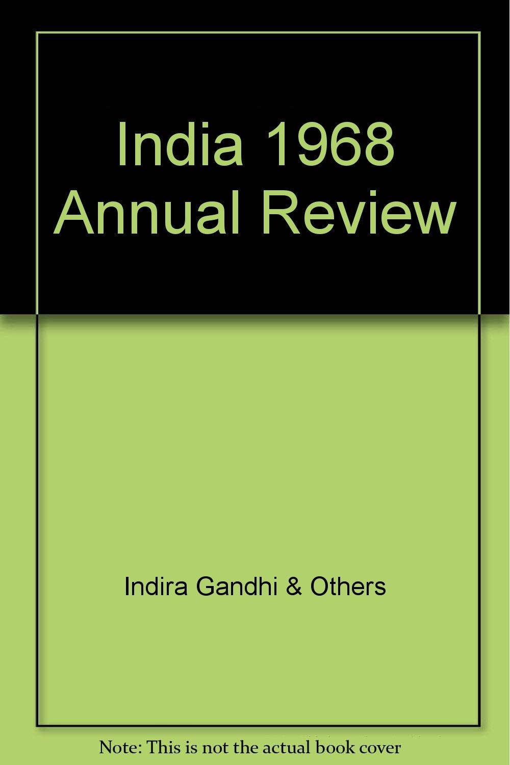 India 1968 Annual Review