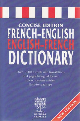 Webster's French-English, English-French Dictionary Unknown