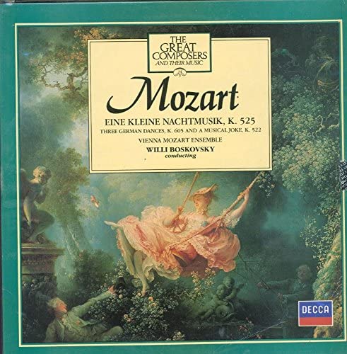 Eine Kleine Nachtmusik K 525, Three German Dances, K. 605 And A Musical Joke, K. 522 - Mozart Vienna Mozart Ensemble Conducted By Willi Boskovsky LP