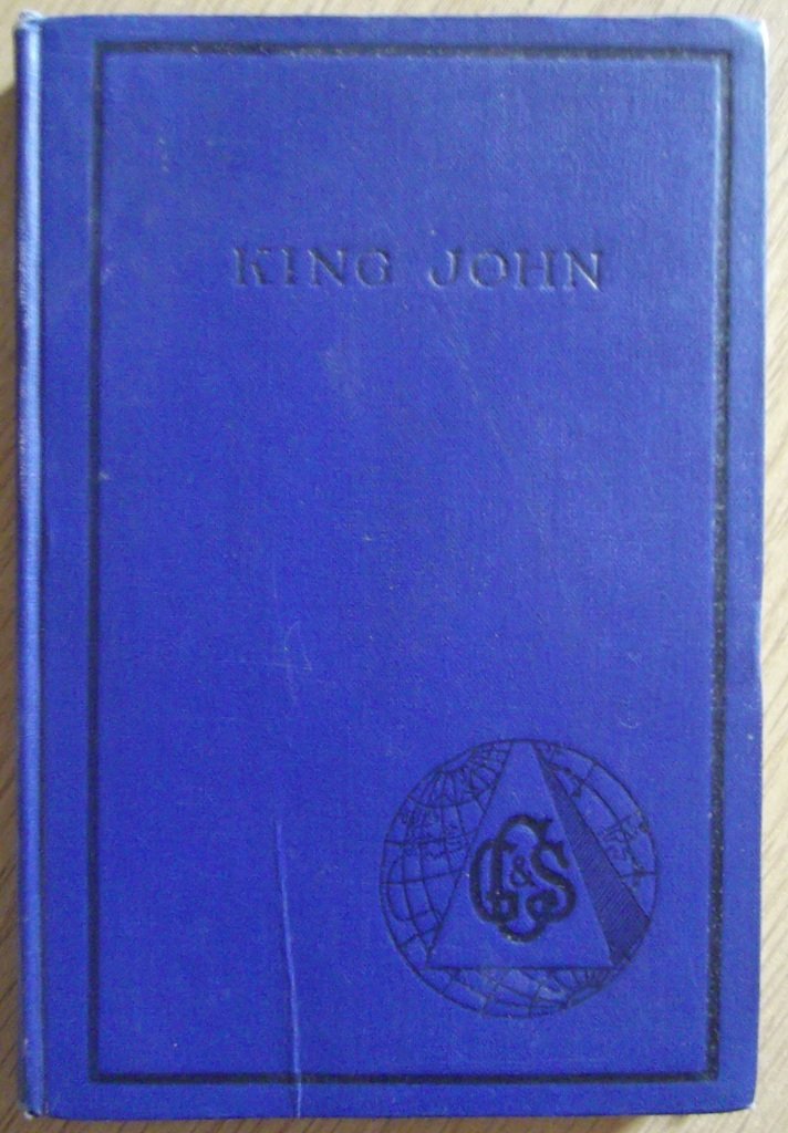 Shakespeare's King John: With Introduction, Foot and Marginal Notes, Appendix on Grammar, Versification, Glossay, etc [Hardcover] Rev F Marshall and R G Gill