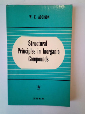 Structural Principles in Inorganic Compounds