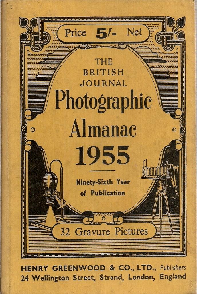 THE BRITISH PHOTOGRAPHIC ALMANAC 1955.