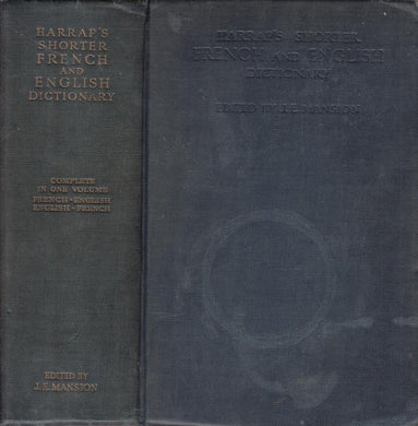 HARRAP\'S SHORTER FRENCH & ENGLISH DICTIONARY