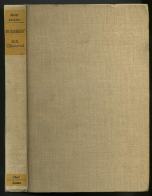 Mussorgsky [Hardcover] Calvocoressi, M.D.